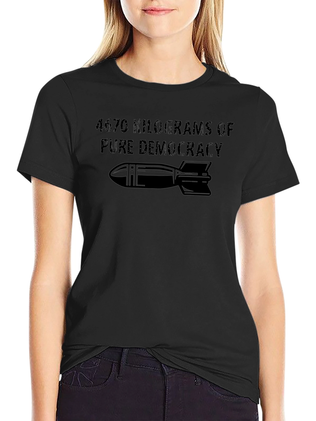 4670 Kilograms Pure Democracy Graphic Tee