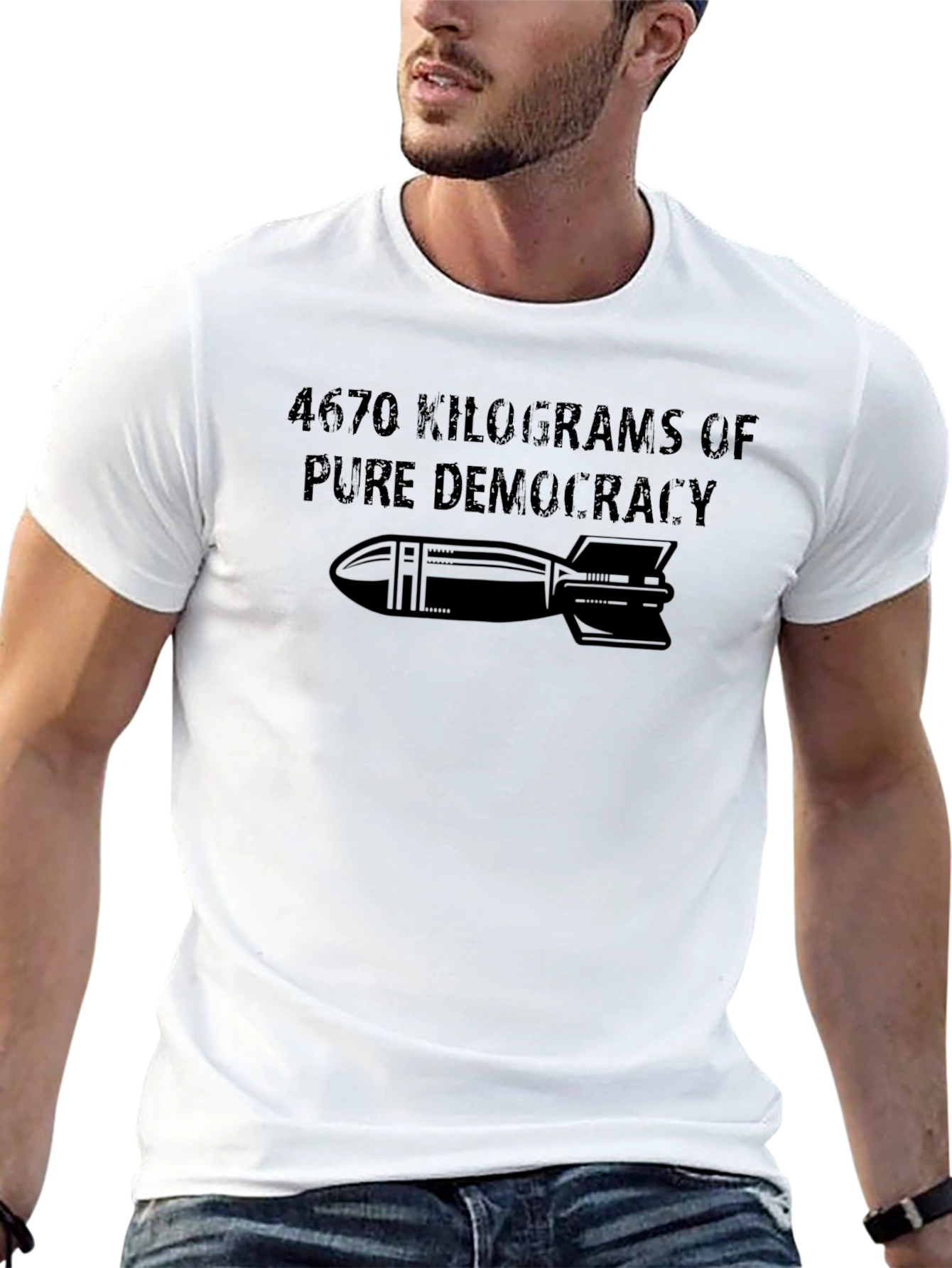 4670 Kilograms Pure Democracy Graphic Tee