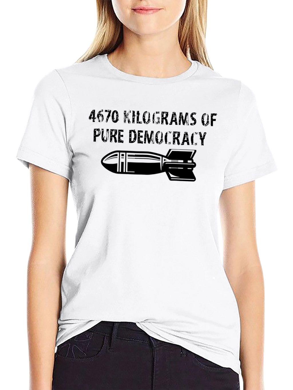 4670 Kilograms Pure Democracy Graphic Tee