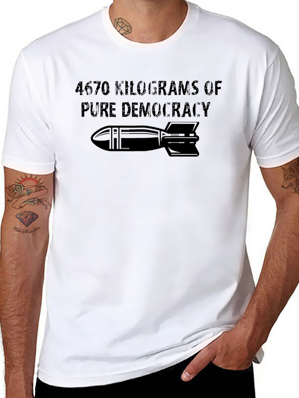 4670 Kilograms Pure Democracy Graphic Tee