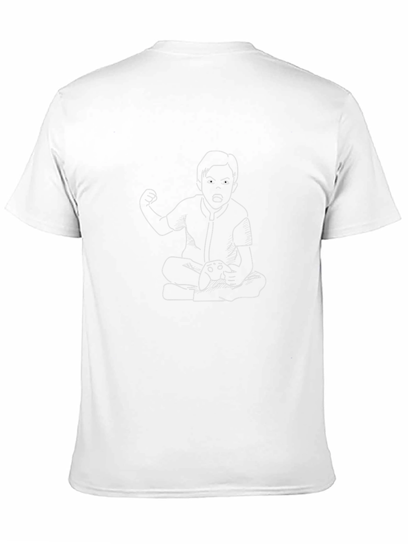 Gamer Kid Tee - Black Cotton Graphic T-Shirt