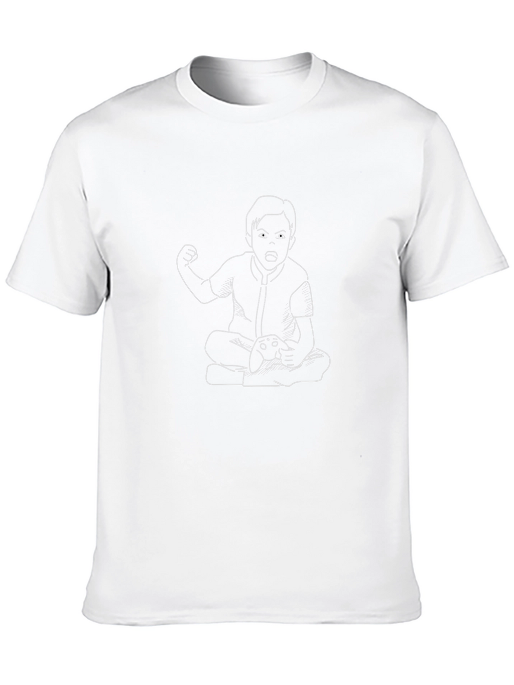 Gamer Kid Tee - Black Cotton Graphic T-Shirt